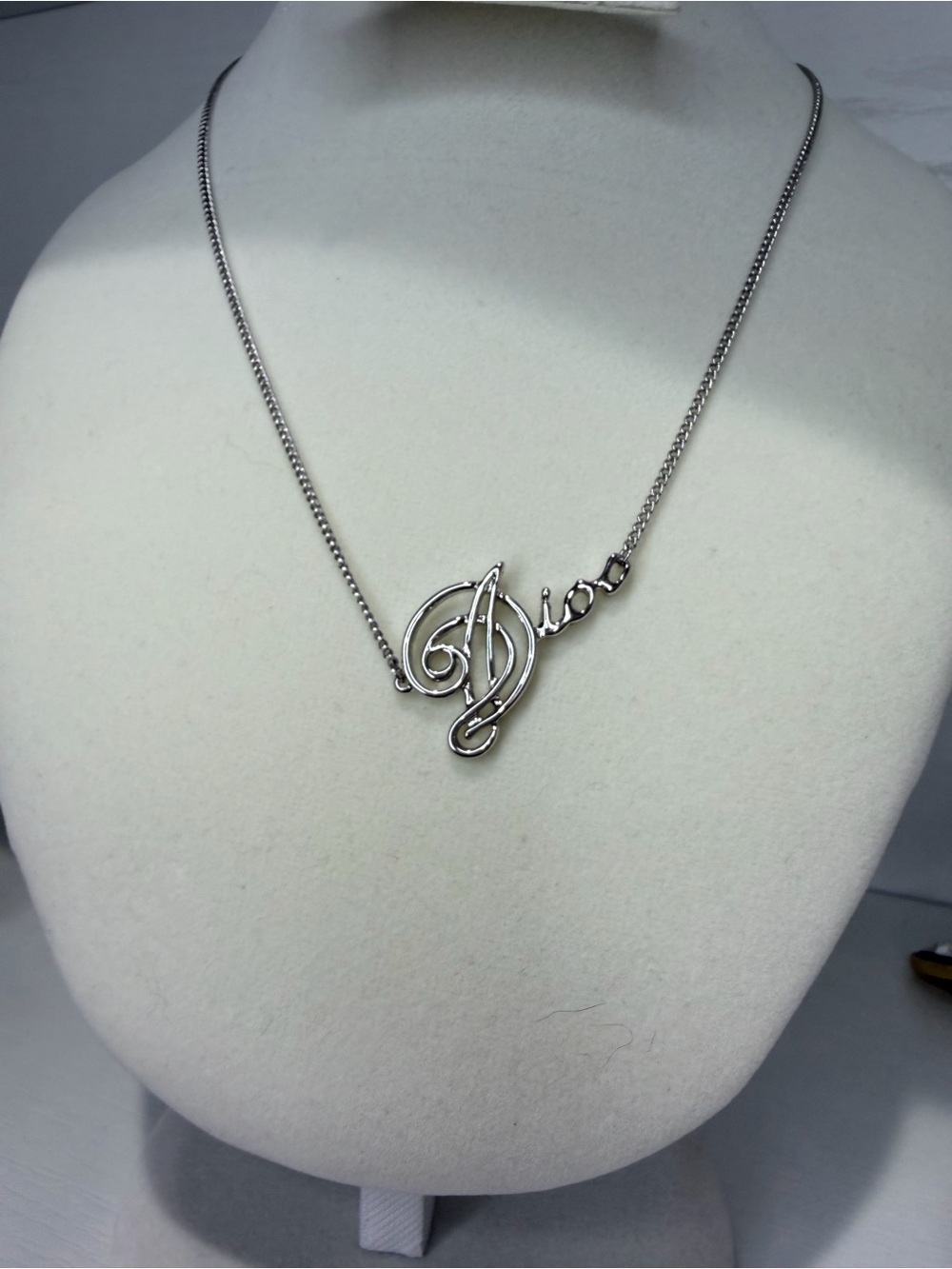 Dior Script Necklace